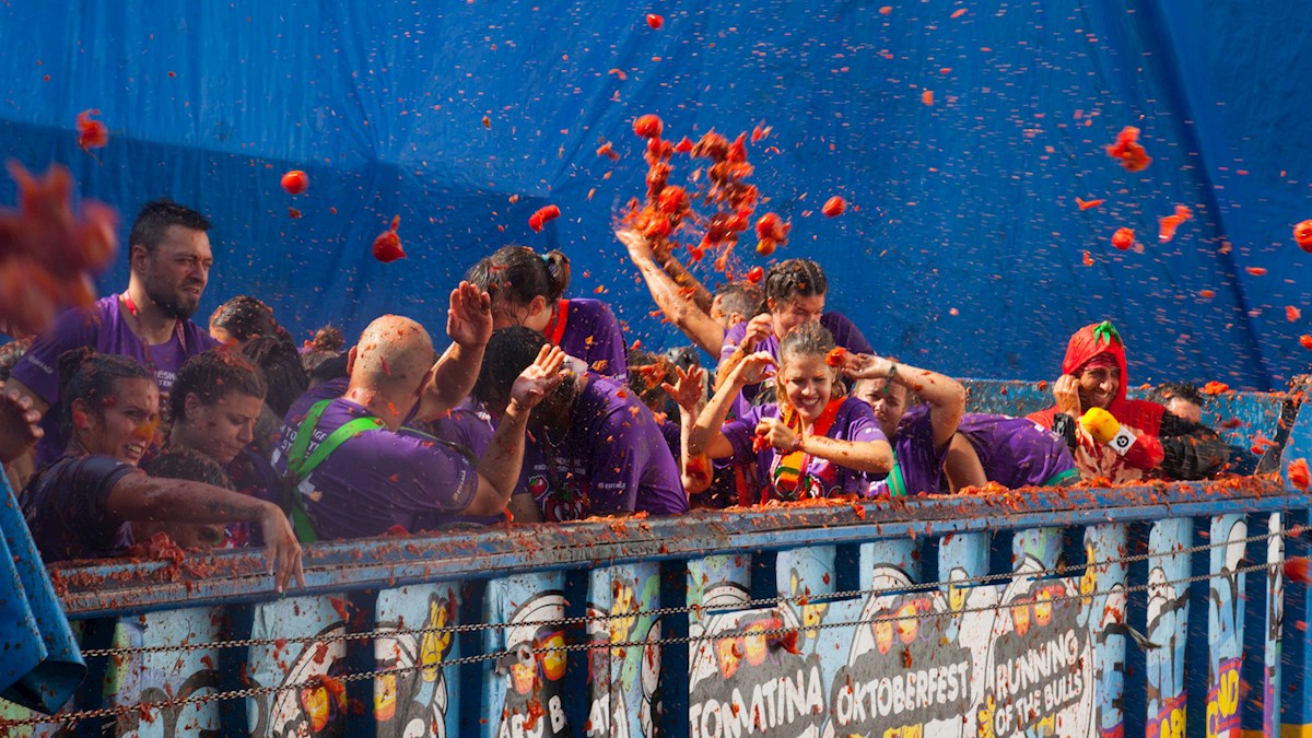 La Tomatina - the biggest, most epic food fight in the world