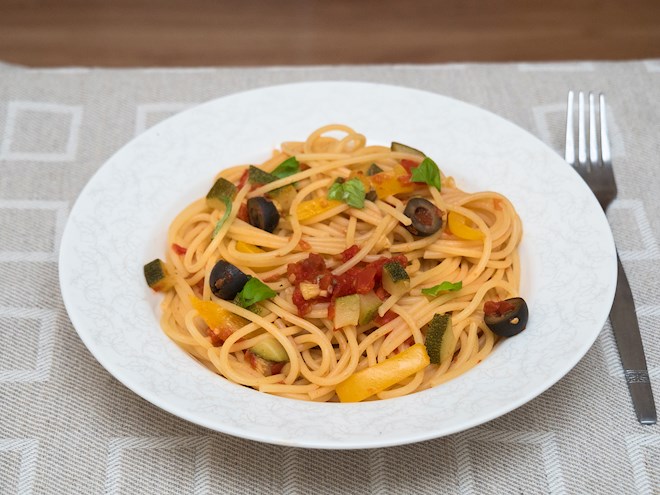 Spaghettini alla Siracusana