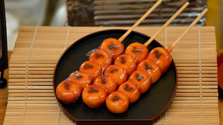Mitarashi dango