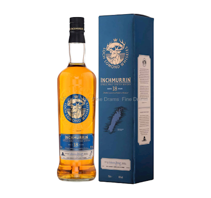 Loch Lomond Whiskies 18 Year Old Inchmurrin Single Malt Scotch