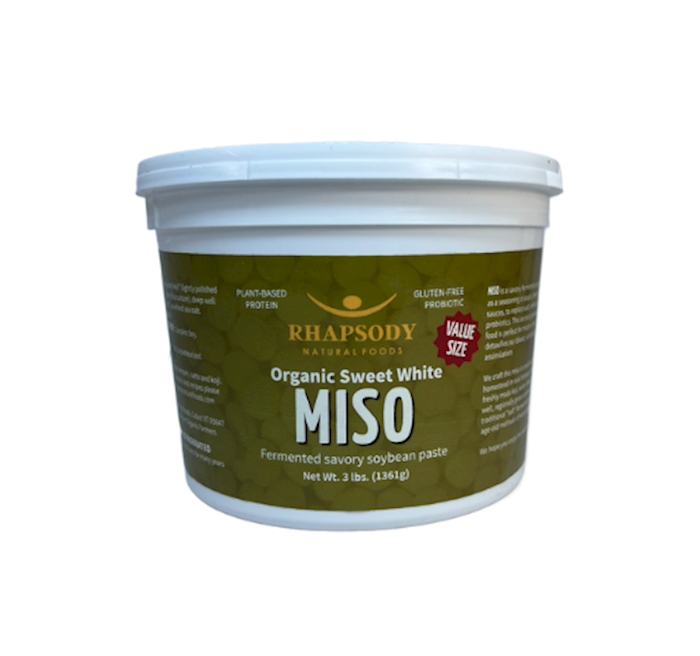 Rhapsody Natural Foods Organic Sweet White Miso - Best Gourmet