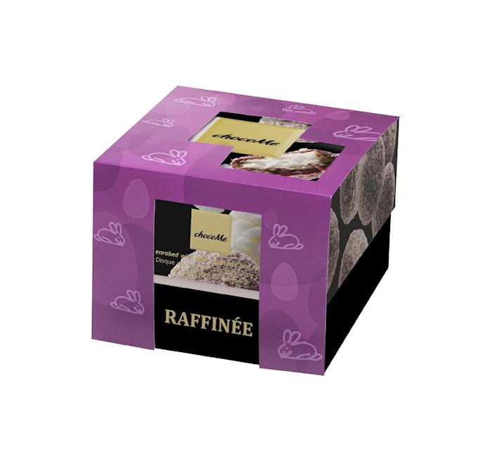 ChocoMe Raffinée - Coconut disc enrobed with dark chocolate and