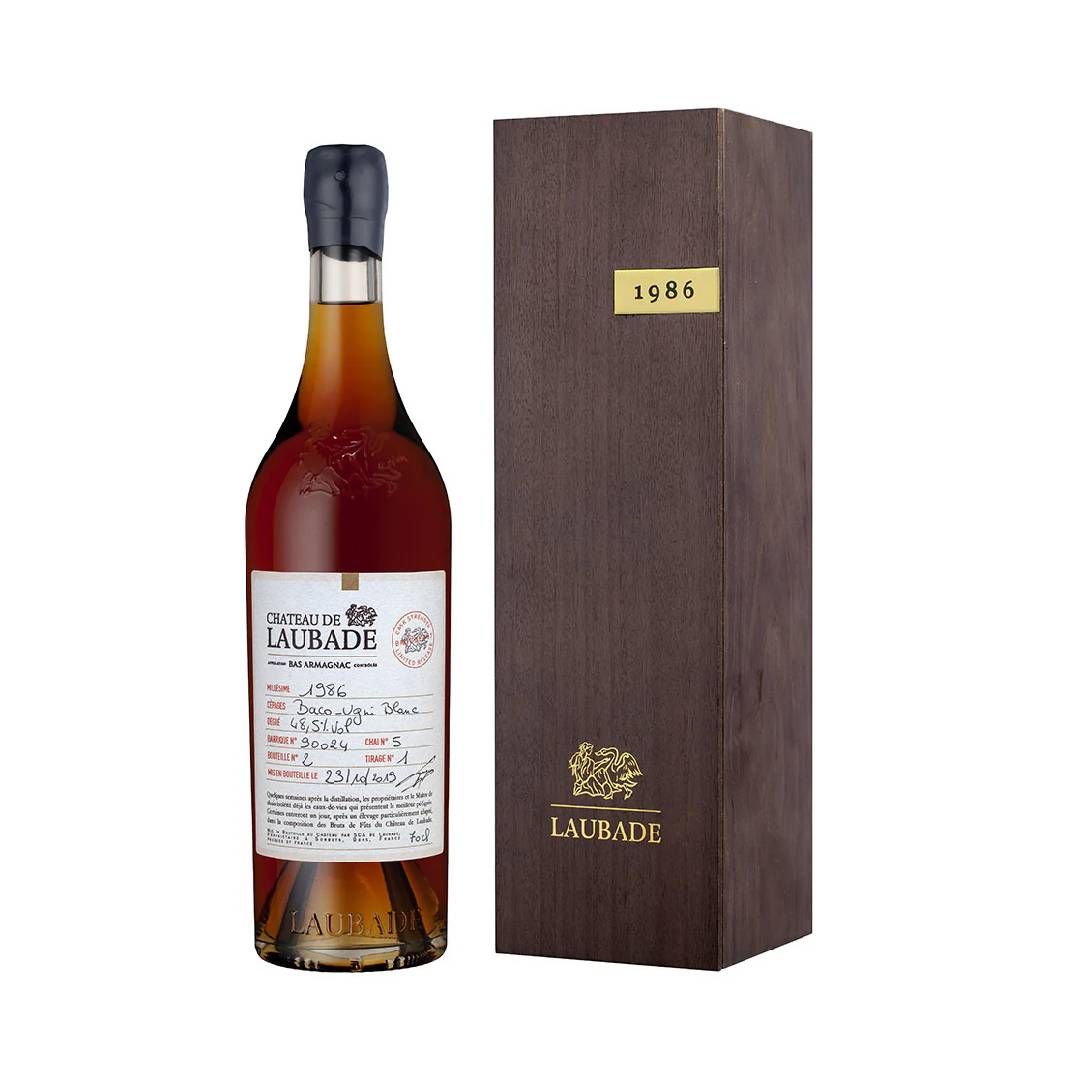Chateau de Laubade 1986 Single Cask Armagnac - Best Gourmet