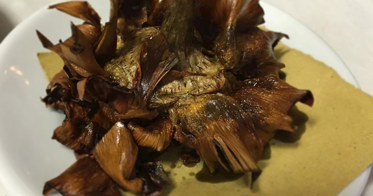 Carciofi Alla Giudía In Sora Margherita TasteAtlas