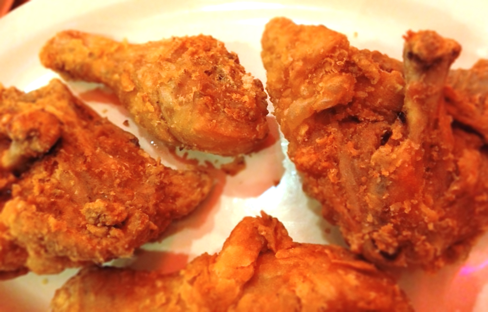 Fried Chicken In Roscoe’s House of Chicken and Waffles Long Beach