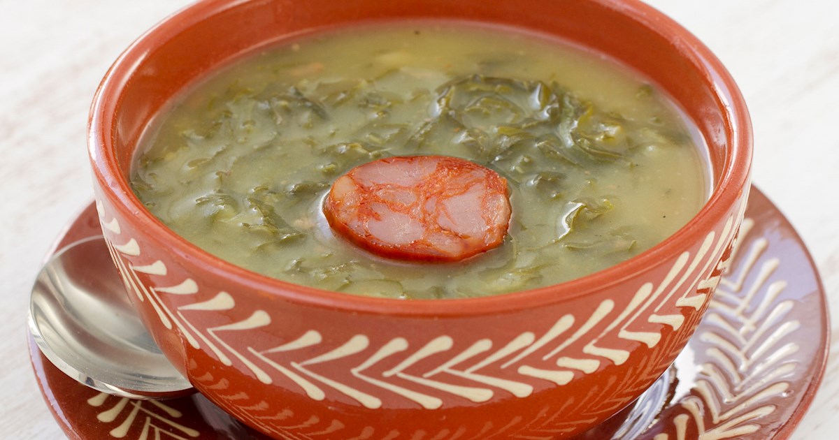 Caldo Verde | Traditional Vegetable Soup From Braga District, Portugal
