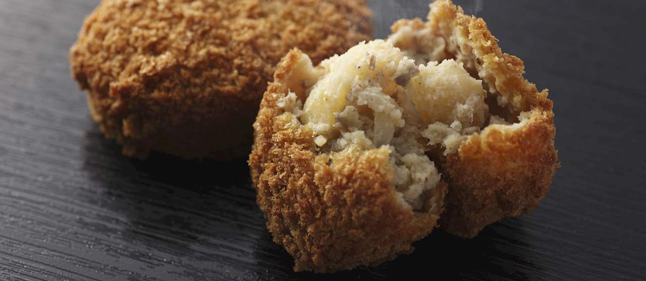 Croquetas Traditional Snack From Spain, Western Europe