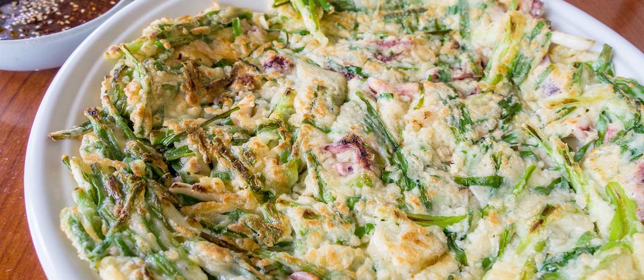 Jeon Traditional Pancake From South Korea