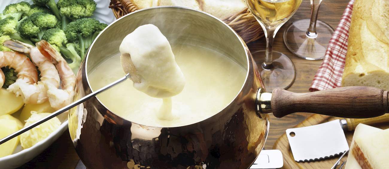 Fondue Traditional Dipping Sauce From Switzerland