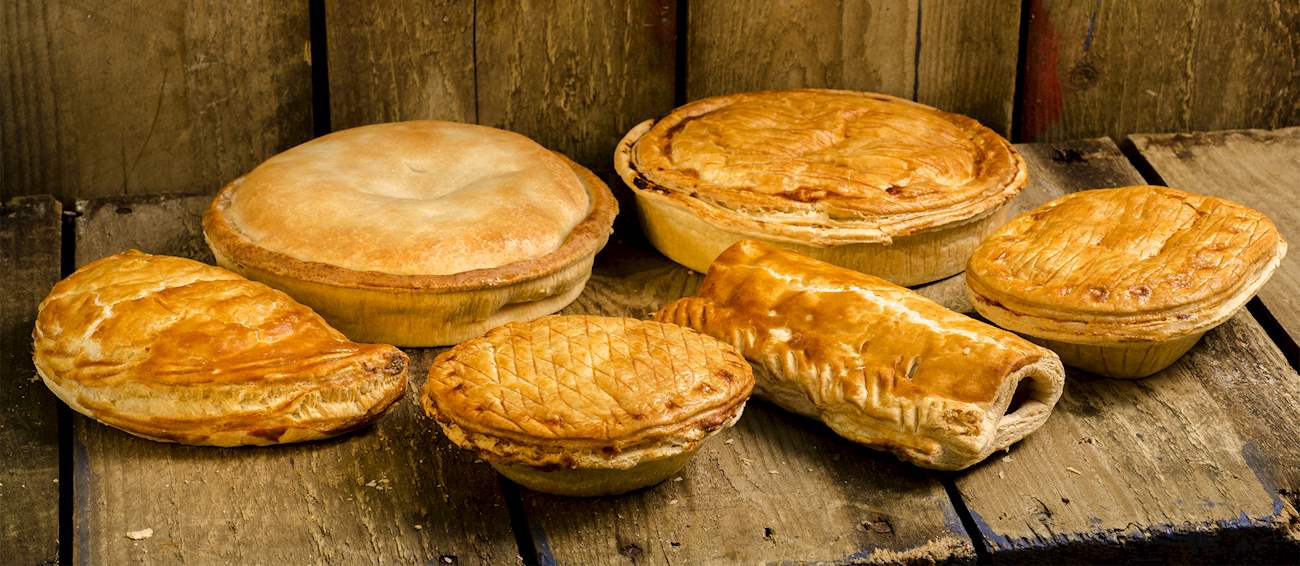 Game Pie Traditional Savory Pie From England, United Kingdom