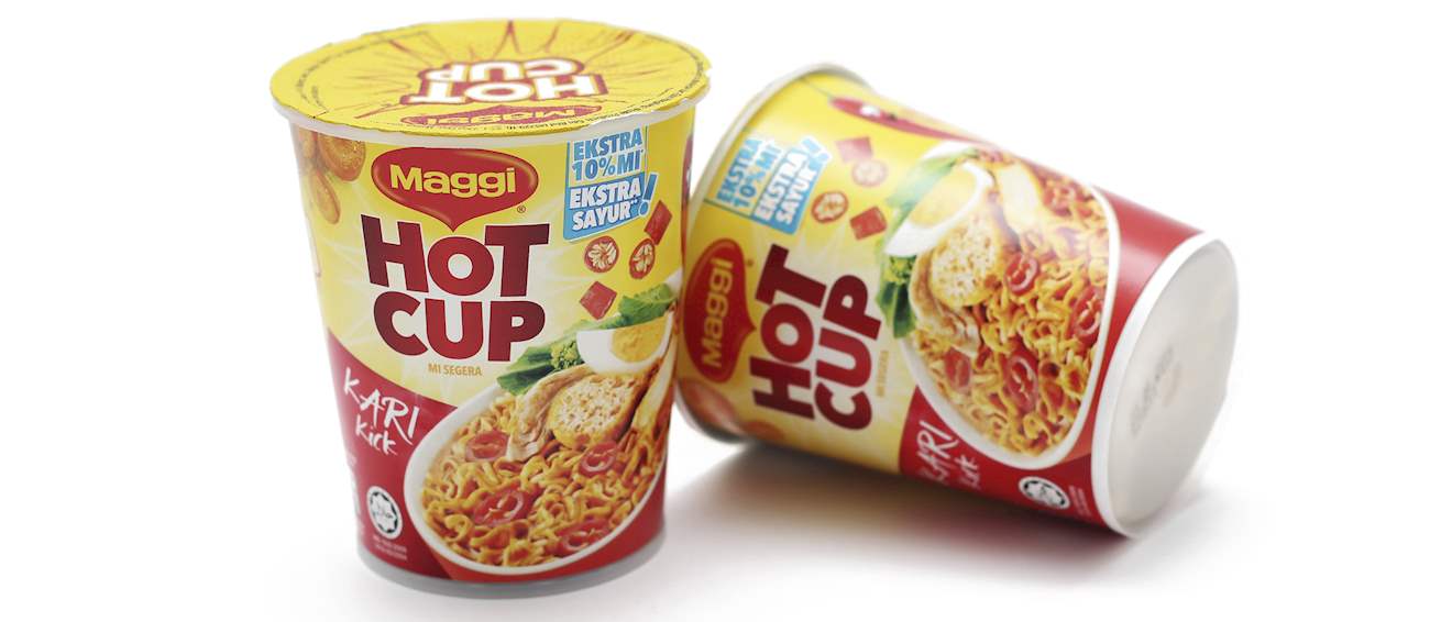 Cup Noodles Traditional Noodle Dish From Japan