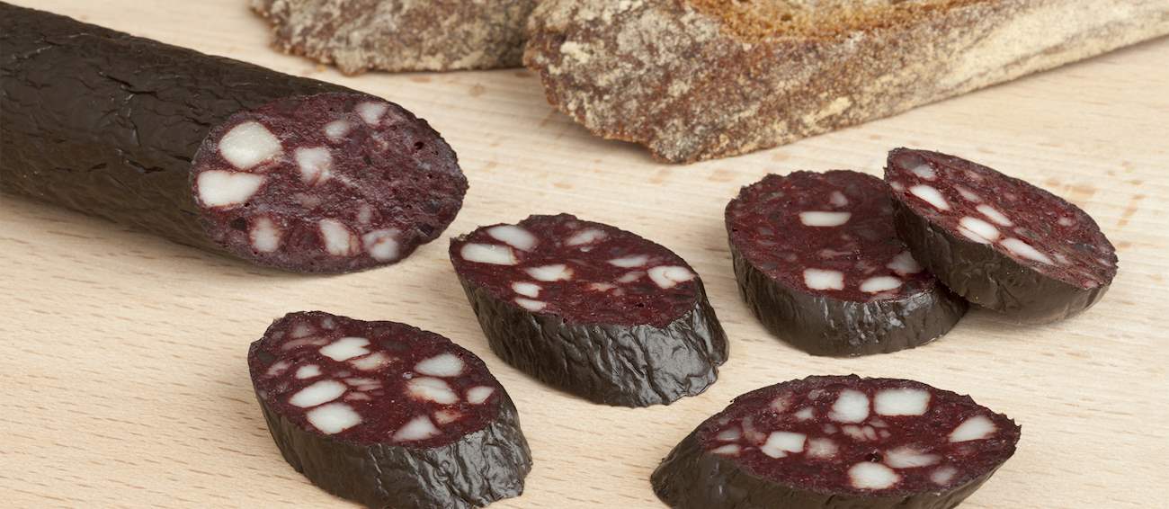 Blutwurst Traditional Blood Sausage From Germany