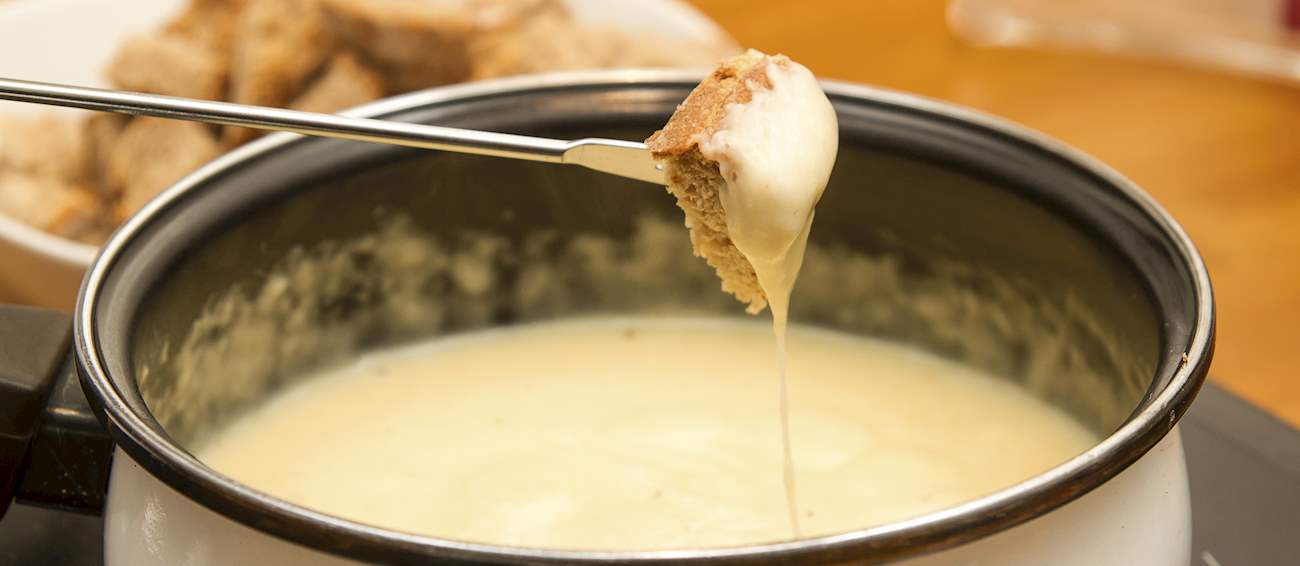 Fondue Savoyarde Traditional Dipping Sauce From Savoie, France