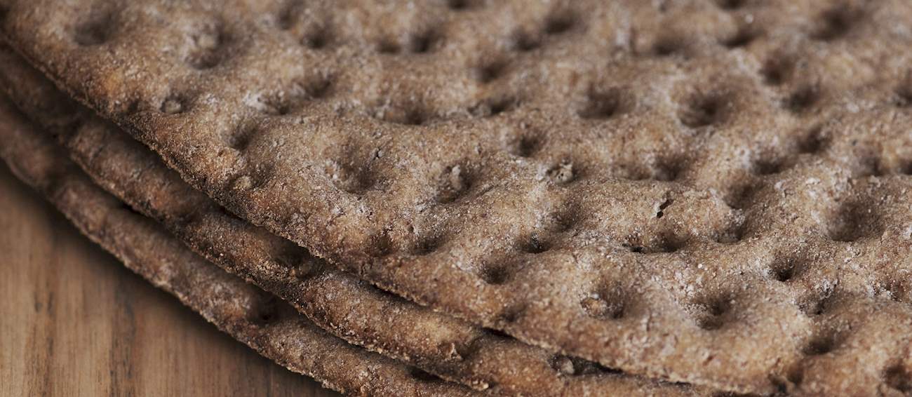 Knäckebröd Traditional Flatbread From Sweden