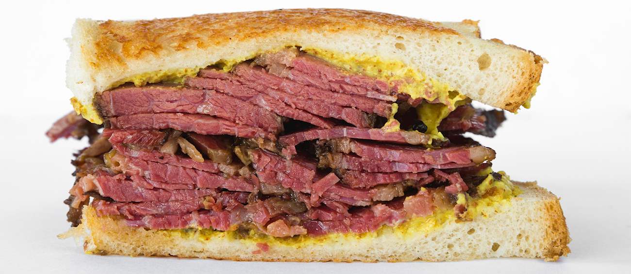 Corned Beef Sandwich Traditional Sandwich From New York, United