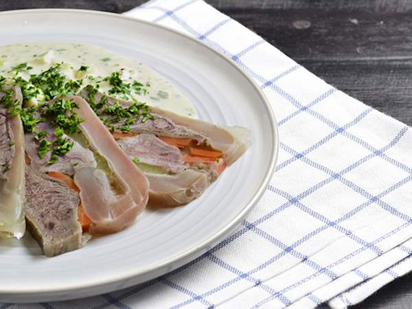 Tete De Veau Traditional Veal Dish From Lorraine France