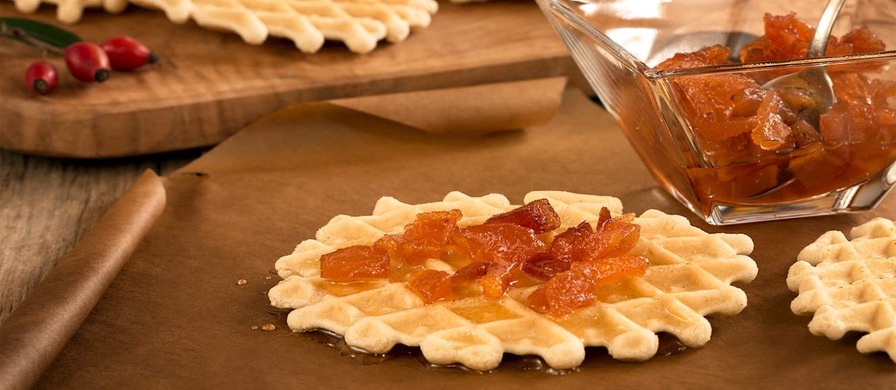 Ferratelle Traditional Dessert From Abruzzo, Italy