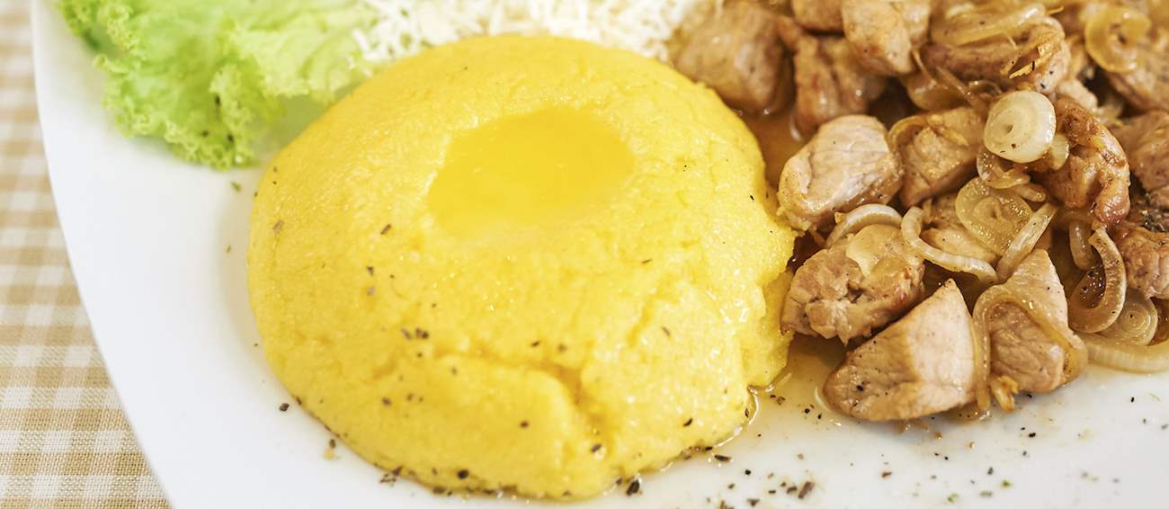 Mămăligă Traditional Porridge From Romania