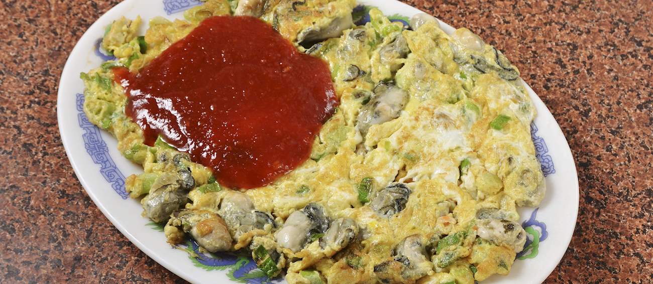 Oyster Omelet | Traditional Egg Dish From Fujian, China