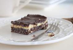 Nanaimo Bars Traditional Chocolate Dessert From Nanaimo Canada