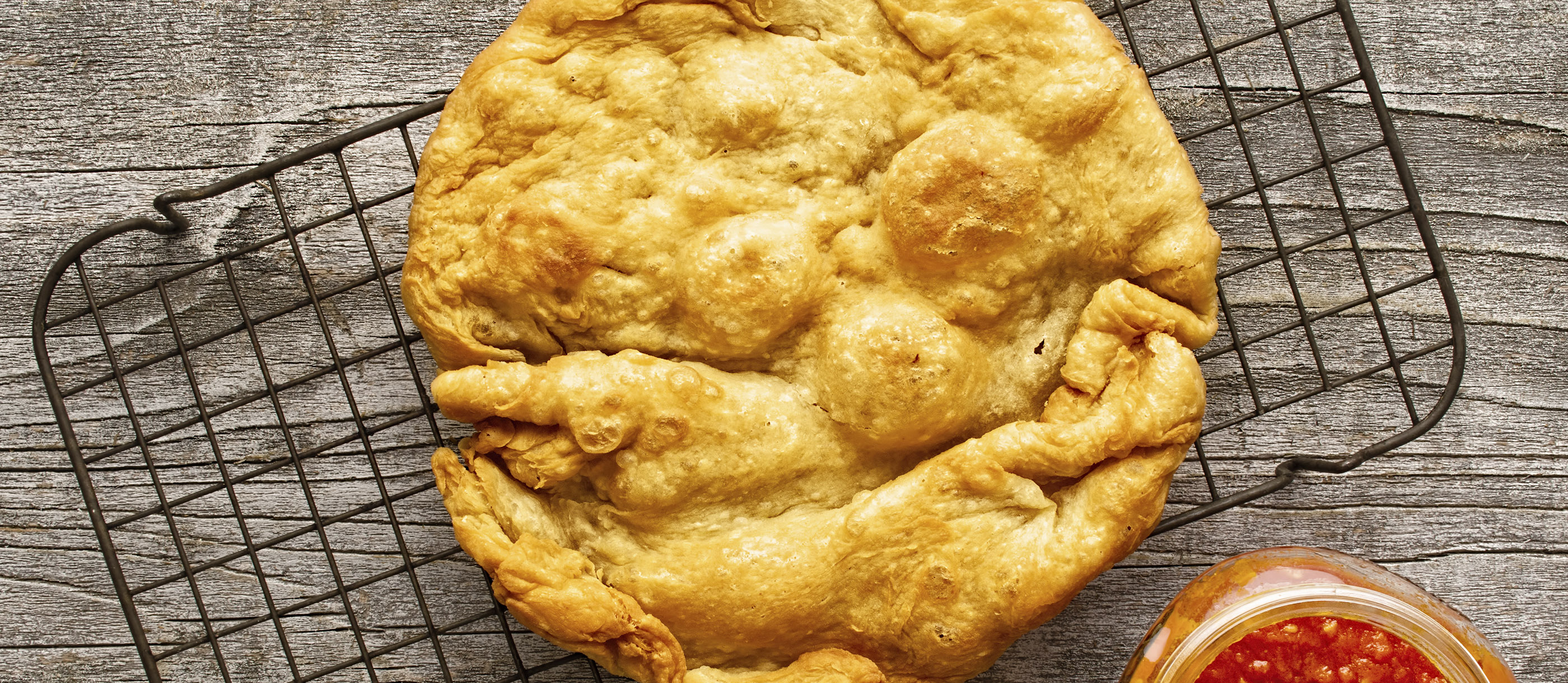 Pizza Fritta Traditional Pizza From Naples, Italy