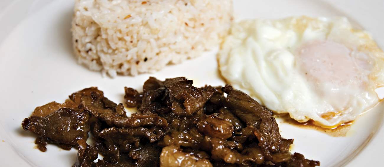 Tapsilog Traditional Breakfast From Philippines Southeast Asia