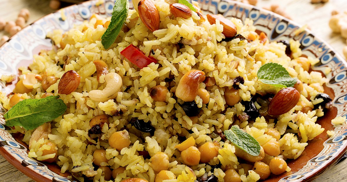 Pilaf Traditional Rice Dish From Iran