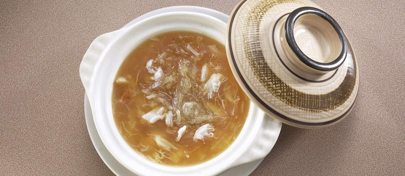 Shark Fin Soup Traditional Fish Soup From Guangdong, China