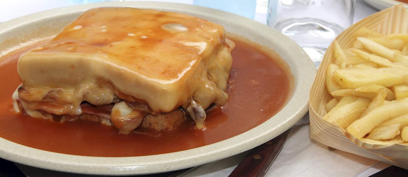 Francesinha Traditional Sandwich From Porto, Portugal