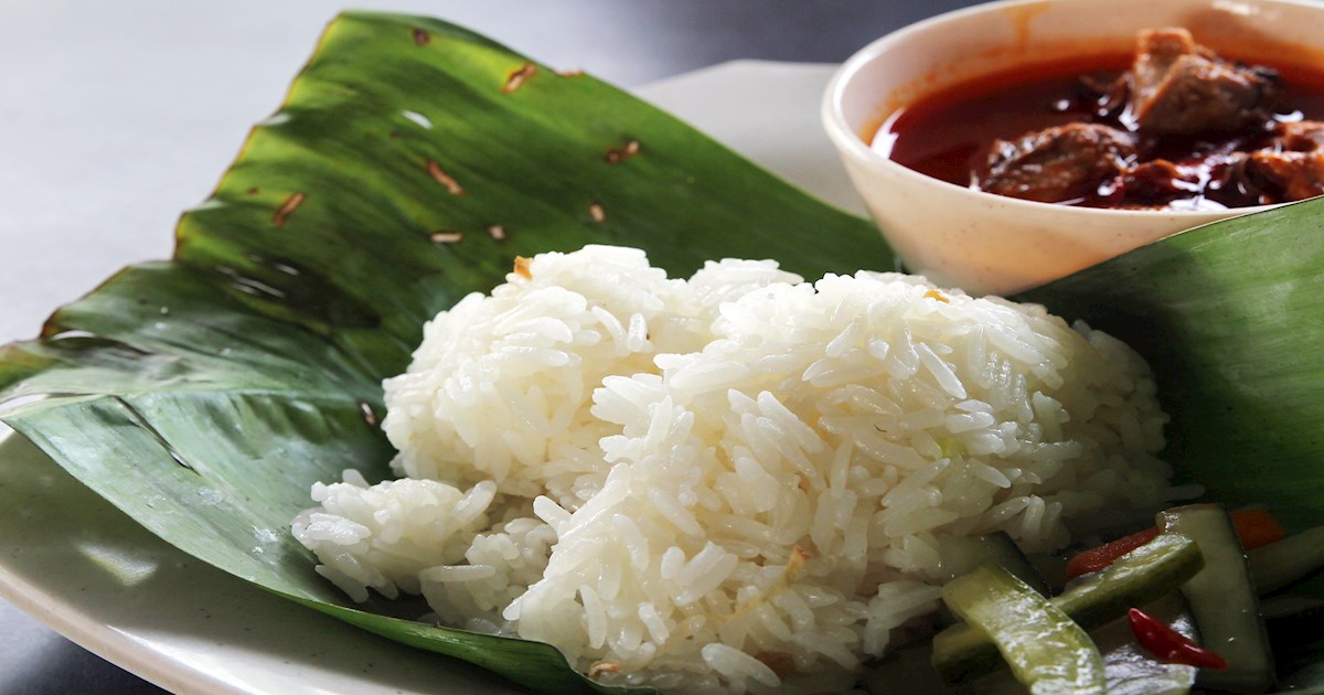Kelantan Rice Nasi Dagang | Traditional Rice Dish From Kelantan, Southeast Asia