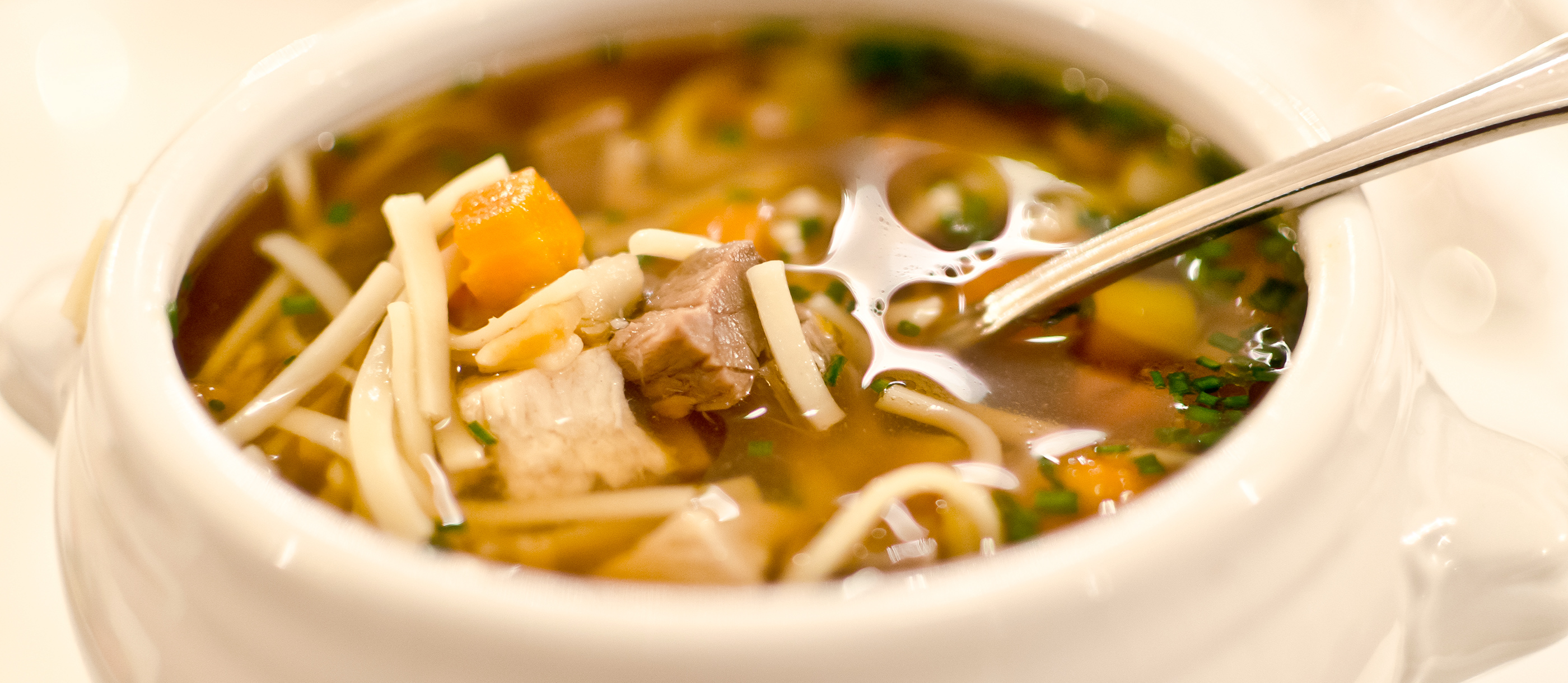 Rindsuppe Traditional Soup From Vienna, Austria