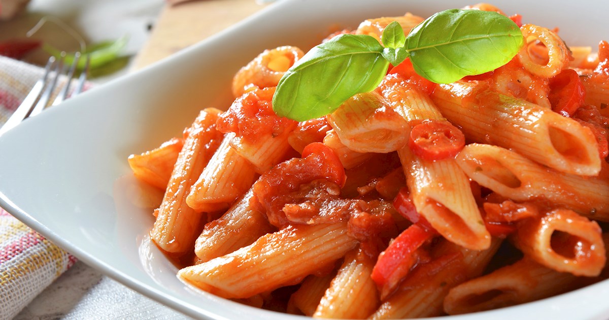 Penne All'arrabbiata | Traditional Pasta From Rome, Italy