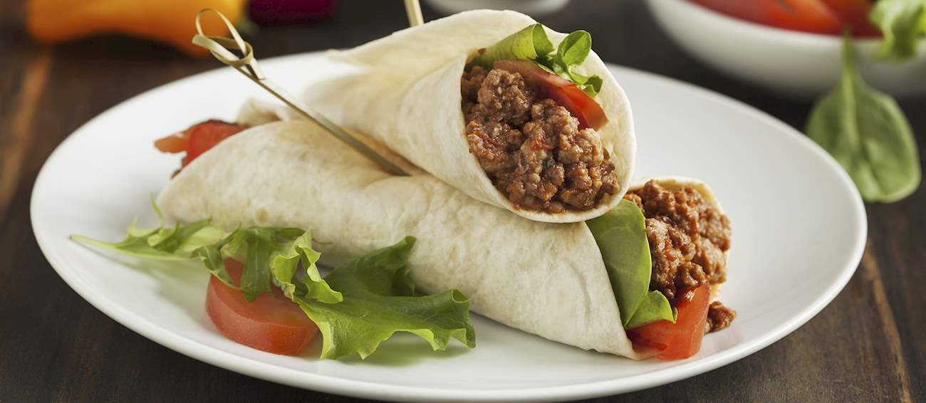 Burrito Traditional Wrap From Ciudad Juárez, Mexico