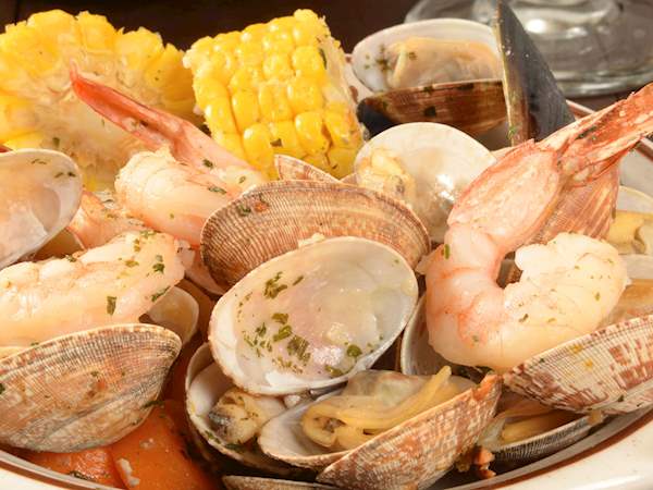 Clam Bake Traditional Feast From New England United States Of America
