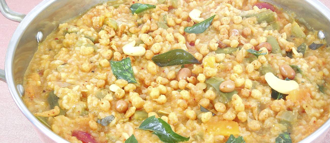 Bisi Bele Bath Traditional Rice Dish From Karnataka, India