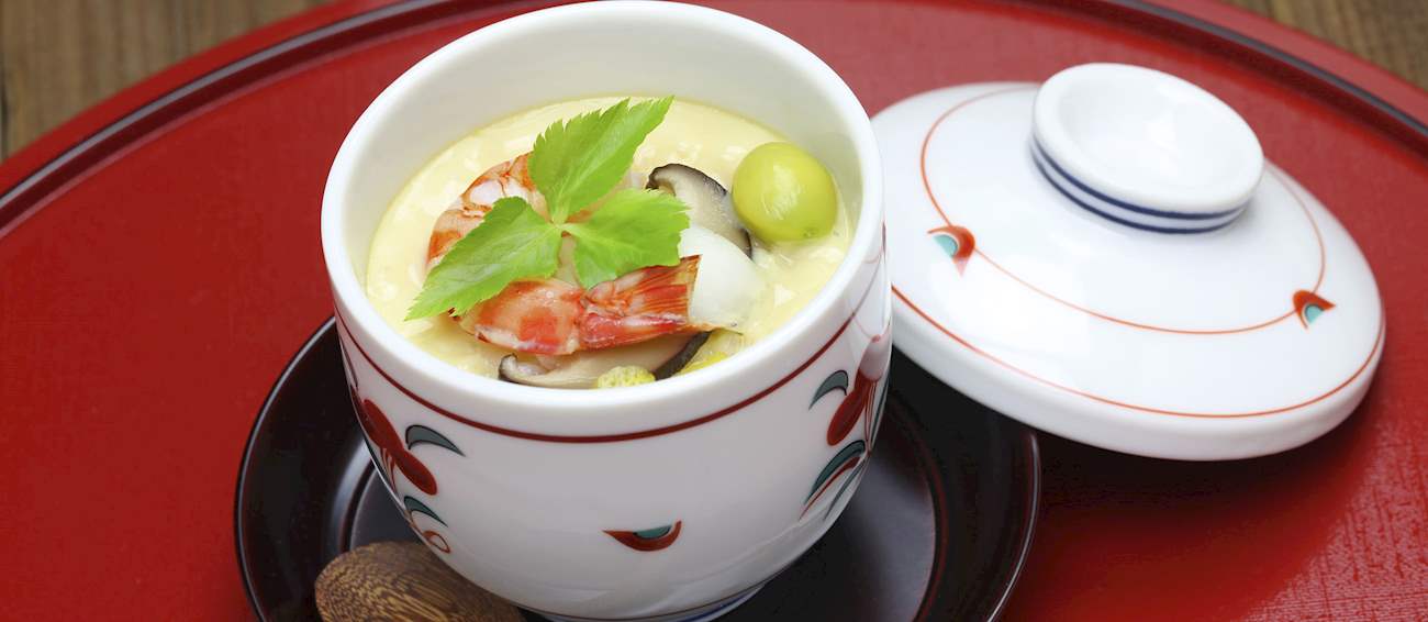อาหารญี่ปุ่น ไข่ตุ๋นญี่ปุ่น Chawanmushi 茶碗蒸し