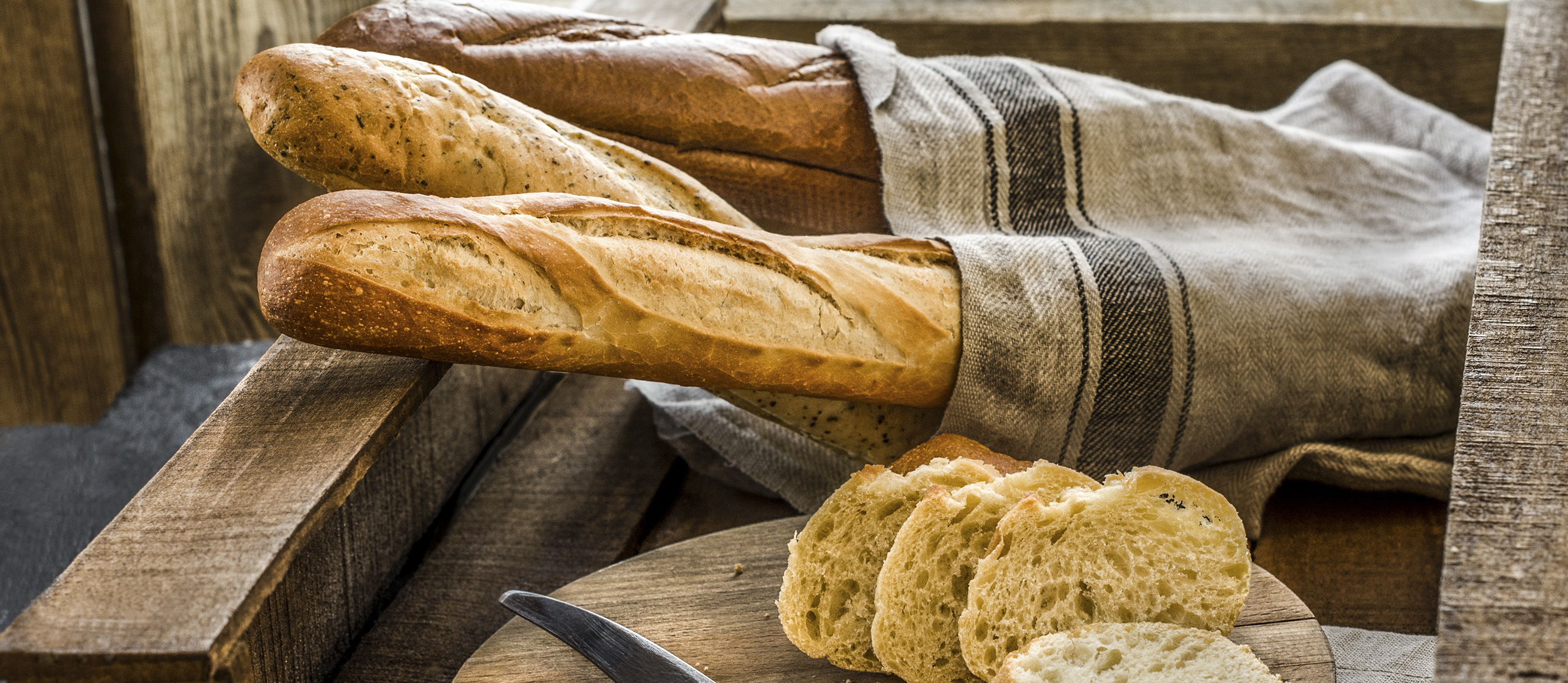 french bread presentation