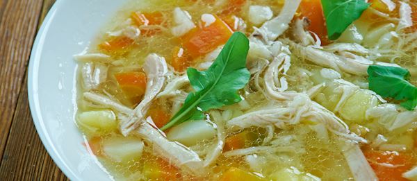 Canja de Galinha ❦ Portuguese Chicken Soup (Bone Broth)