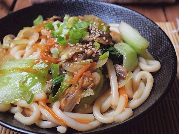 Yaki Udon Traditional Noodle Dish From Kitakyushu Japan