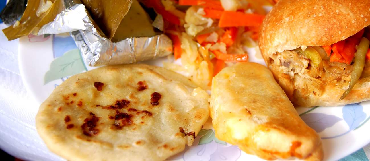 Pupusa Traditional Street Food From El Salvador