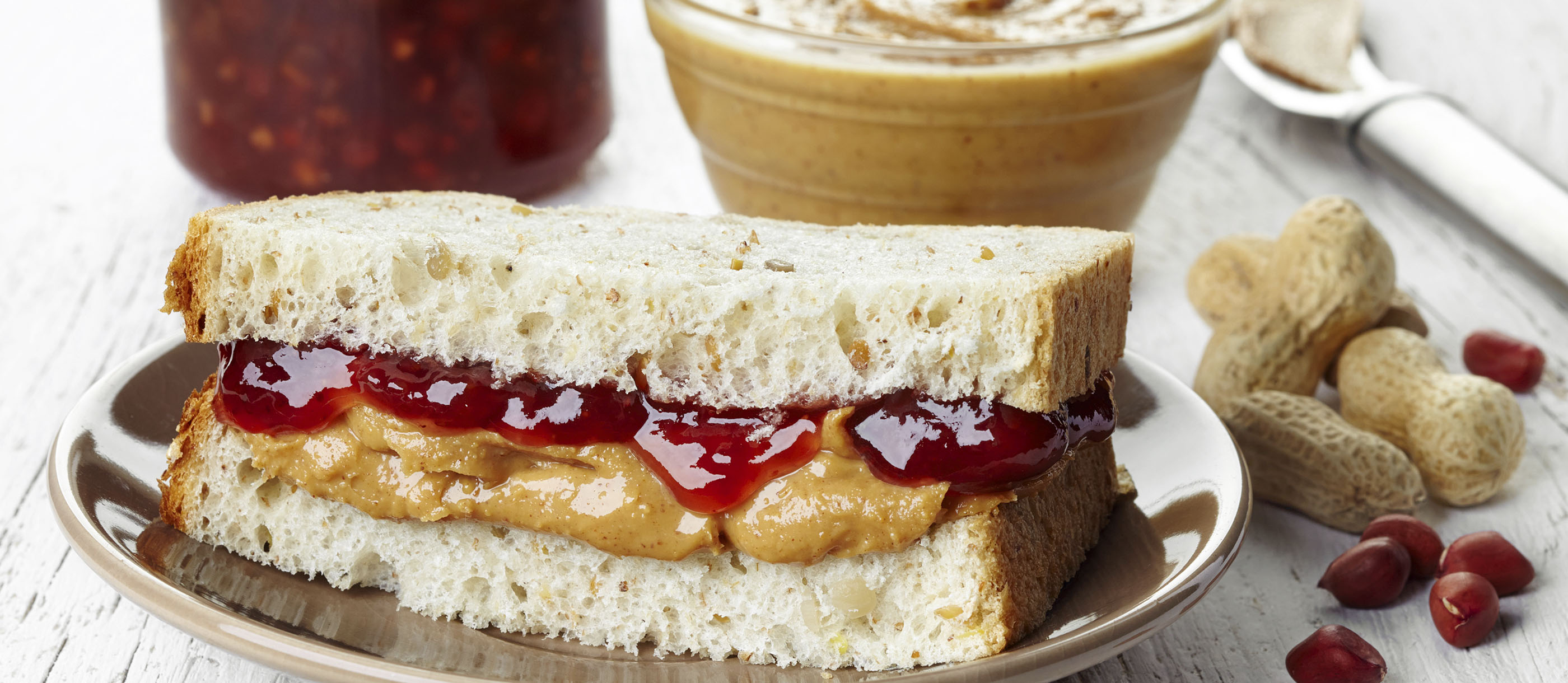 peanut butter and jelly sandwich