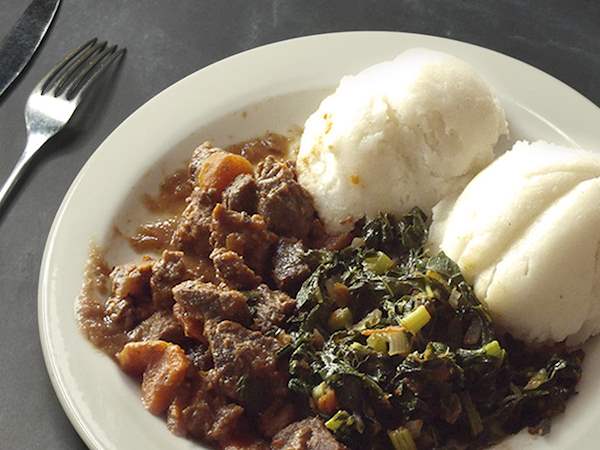 Ugali Traditional Side Dish From Tanzania