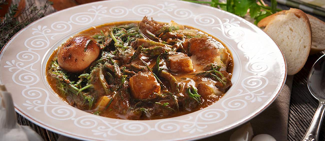 Romeritos Traditional Vegetable Dish From Mexico