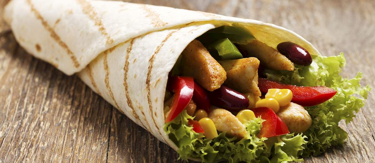 Burrito Traditional Wrap From Ciudad Juárez, Mexico