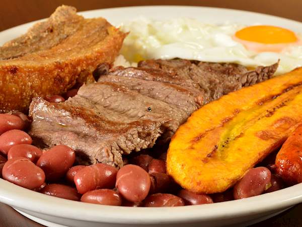 Bandeja Paisa | Traditional Meat Dish From Antioquia Department, Colombia
