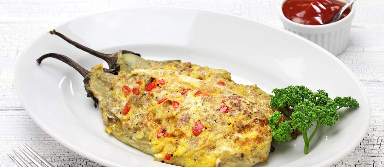 Tortang Talong Traditional Egg Dish From Philippines, Southeast Asia