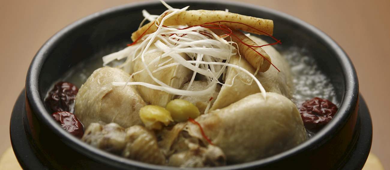 Samgyetang Traditional Chicken Dish From South Korea