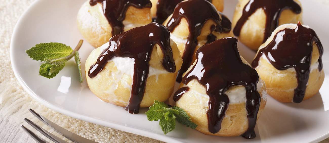 Profiteroles | Traditional Sweet Pastry From France, Western Europe