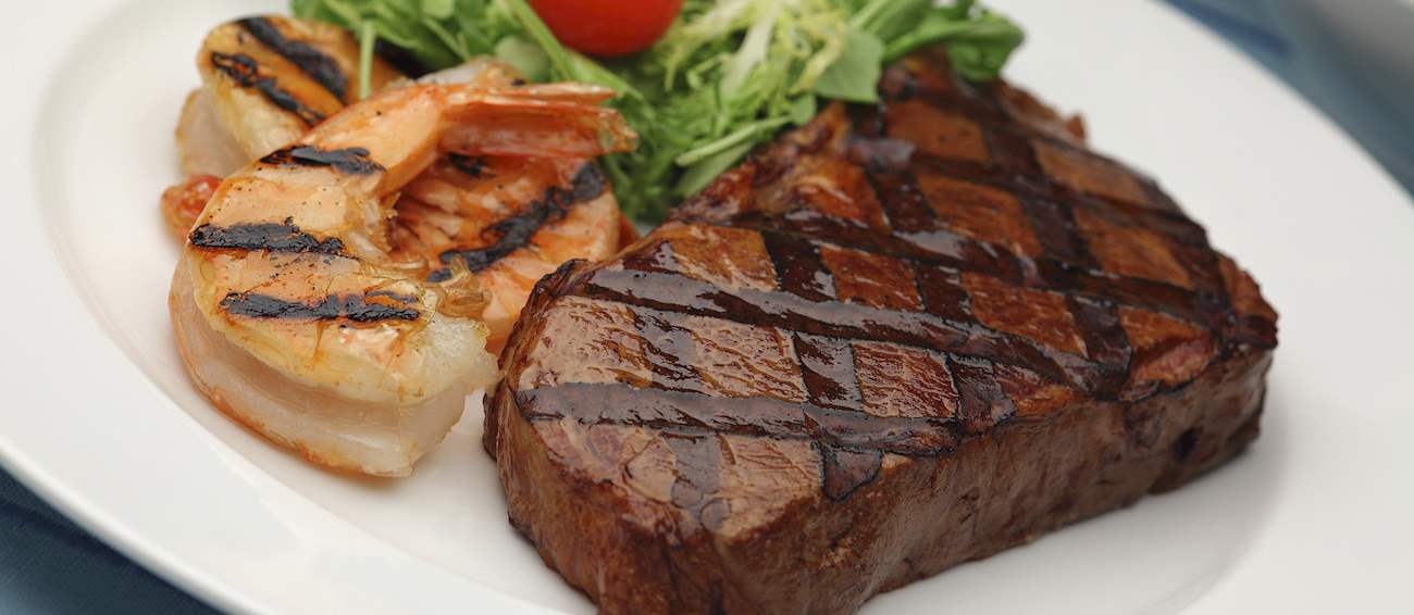 Surf And Turf | Traditional Beef Dish From United States of America