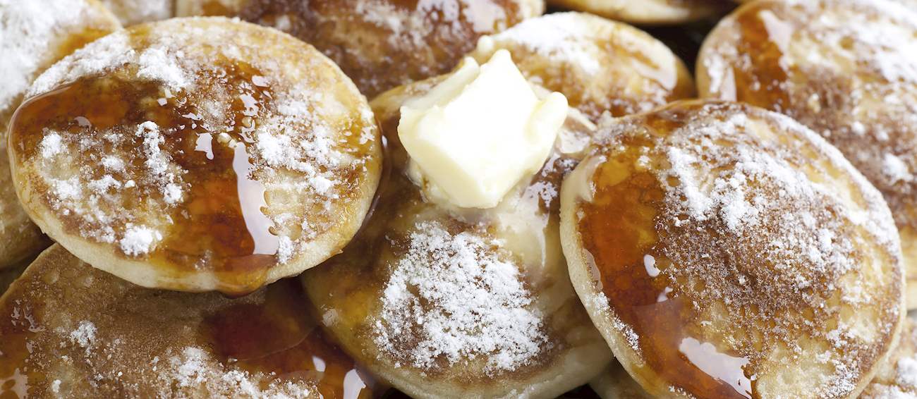 Poffertjes Traditional Pancake From Netherlands